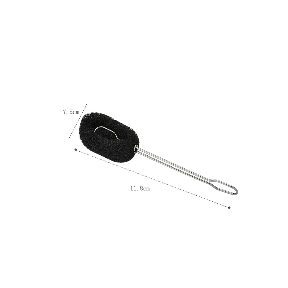 Supplies Feeder Hanging Beer Cleaning Tool Practical Straight Replaceable Sponge Head Cup Brush Portable Kitchen Long Handle