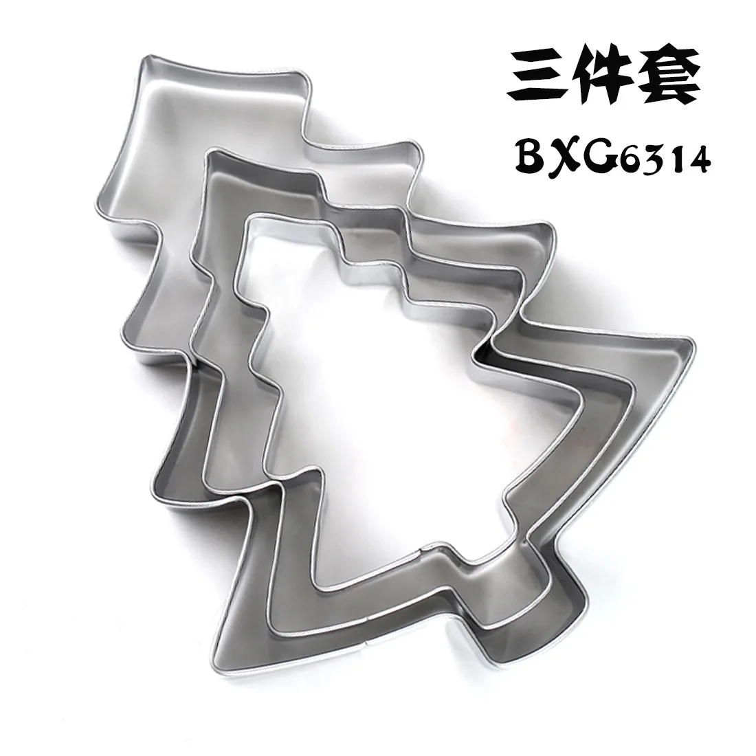 

Mini Clay Cutters Stainless Steel Cake Fondant Sugar Christmas Tree Mould Cookie Shape Cutter Mold Clay Tools