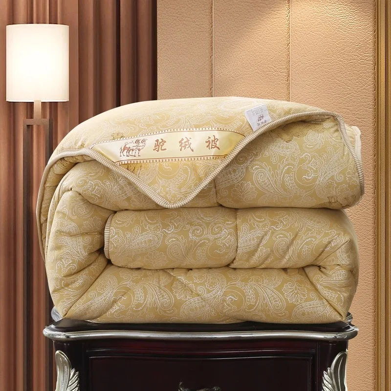 Winter Camel Wool Bedspread Comforter 150*200 200*230 bed comforter