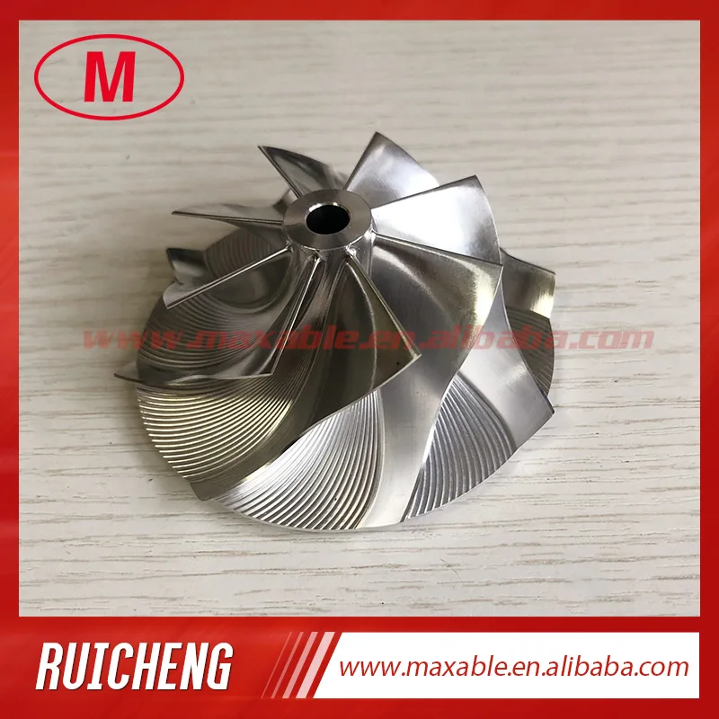 TD05H reverse 54.00/74.00mm 8+0 blades high performance Turbocharger aluminum 2618/milling/Billet compressor wheel