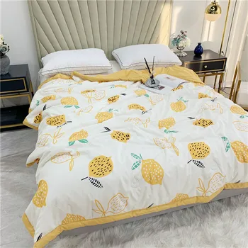 

200*230cm Summer Washed Cotton edredones Air-conditioning Quilt Soft Breathable Blanket Comforter comfortable blanket quilt