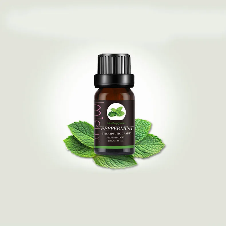 

100% Pure Natural Plant Essential Oils Peppermint Essential Oils Organic Body Relieve Stress Skin Care Oil 10ml