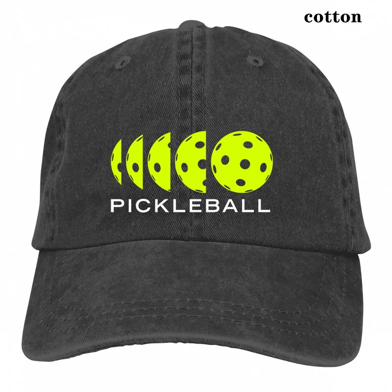 Бейсбольная кепка pickleball dimensions для мужчин и женщин, Кепка для водителя грузовика, модная Регулируемая Кепка - Цвет: 3-Black