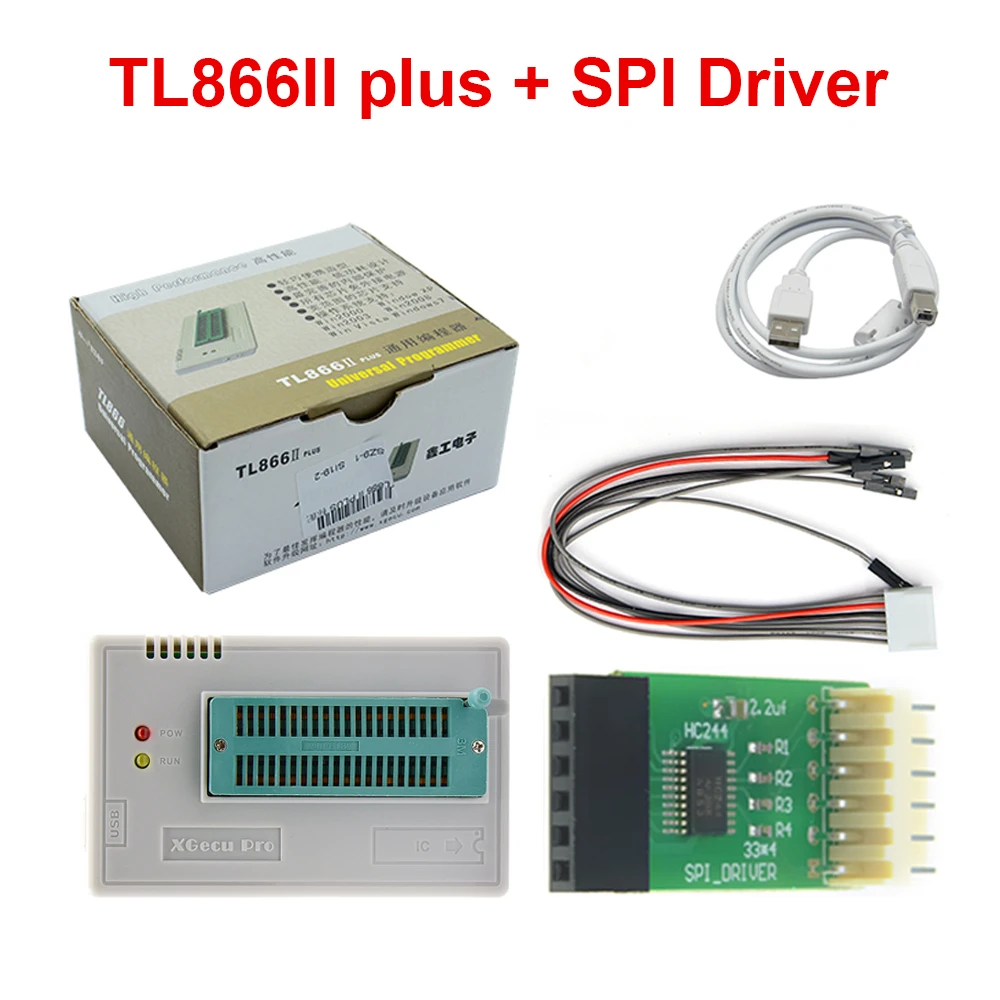 Original New Tl866ii Plus Tl866 Updated Minipro Universal High Speed ...