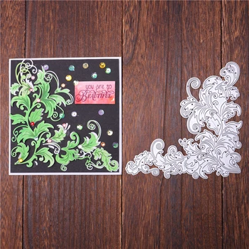 

YaMinSanNiO Lace Border Cutting Dies Photo Album Crafts Stencil Punching Templates for Diy Scrapbooking Making Cards Decor Mold