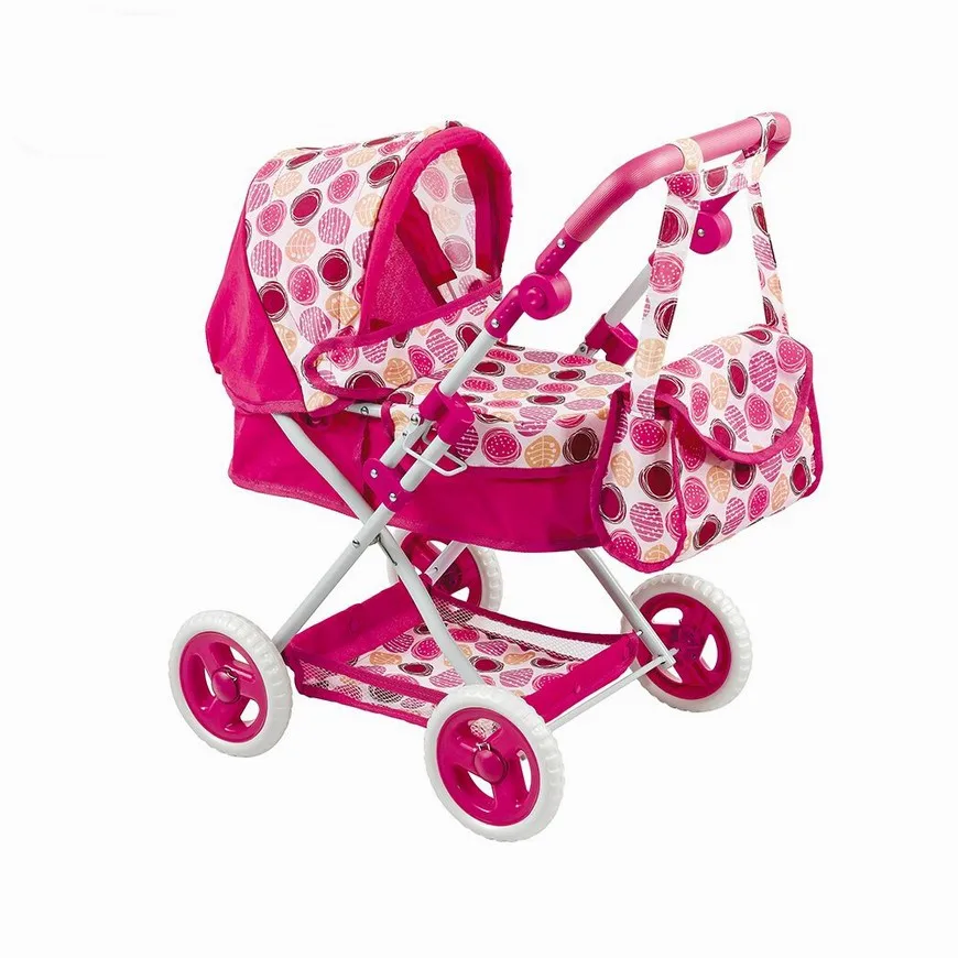 

New 4 Styles Doll Stroller Canopy Shoulder Bag Adjust Handle Children's Pretend Play Toys Birthday Christmas Gift Brinquedos