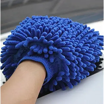 

Car Cleaning Glove Chenille Microfiber Car Kitchen Household Duster Waxing Sponge Wash Washing Mit Car Wash Tool