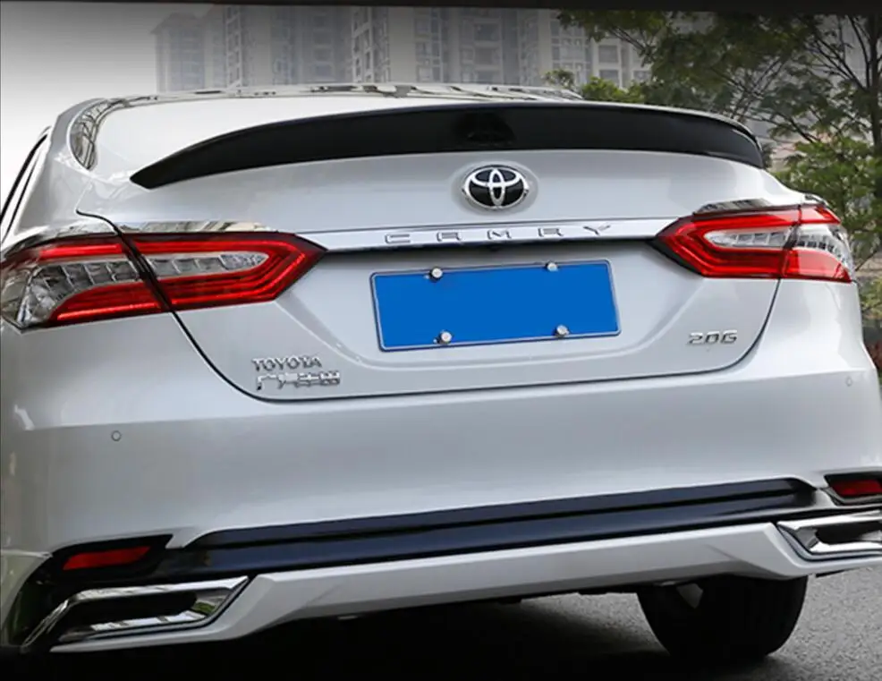 ABS краска автомобиля заднее крыло багажника выступ Спойлеры подходит 18 для Toyota Camry