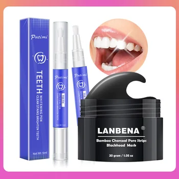 

Putimi Teeth Whitening Serum Toothpaste Shining Tooth-Cleaning Removes Plaque Stains Bad Breath Dental Tool Oral Hygiene Product