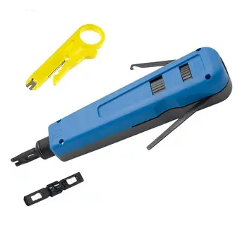 

Punch Down Impact Tool With 110 And 66 Blades, Network Wire Cable Cat6/Cat5E Telephone Impact Terminal Insertion Tools