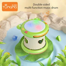 Детские ручной барабан детские ПЭТ барабанные Музыкальные инструменты детские погремушки музыкальные игрушки для детей раннего развития обучения