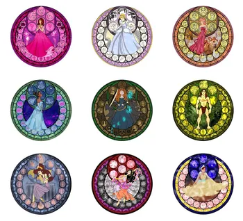 

Hot sale 5pcs16mm20mm25mm Fashion Cinderella Kingdom Handmade Photo Glass Drop Style Cabochons Jewelry Accessories