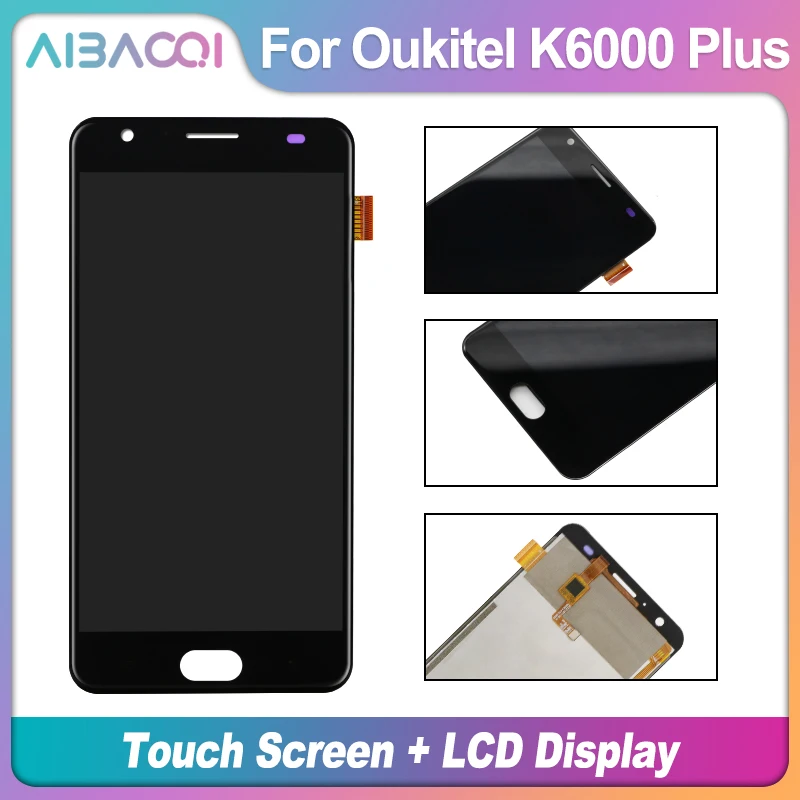 5,5 дюймовый сенсорный экран+ 1920X1080 ЖК-дисплей в сборе Замена для Oukitel K6000 Plus/K6000Plus телефон Android 7,0