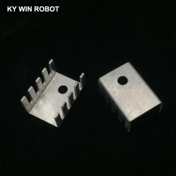 

10PCS White 15*10*20MM Triode Heat Sink 10*15*20MM TO-220 TO220 Transistor Aluminum Radiator Heat Sink Cooler Cooling 20*15*10MM