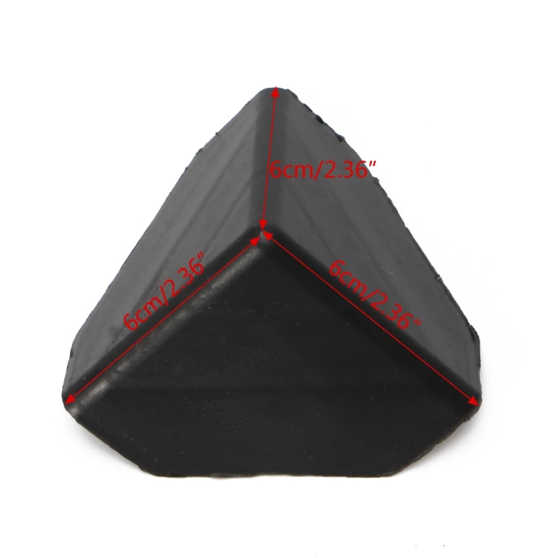 10 Protectores Esquina Muebles Sourcing Map - 8x75mm, Plástico Negro