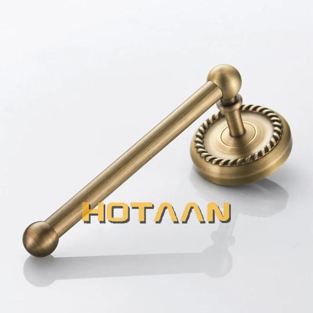 Flybath Set 2 Pezzi Accessori Bagno - Portasciugamani E Porta Carta Igienica In Bronzo Spazzolato, Da Parete