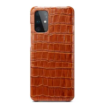 

RedKoi Phone Genuine Case for Samsung S20 Plus S20 Ultra S10 Plus 5G Brand Crocodile Pattern Leather Case Back Cover