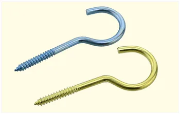 

Light hooks iron hooks M1 M2 M3 M4 M4 M6 M8 M10 M12 M14 M16 self-tapping screw plated copper zinc hook rings screw rings