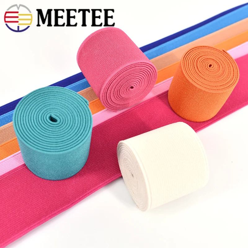 Meetee 3M 40 мм/50 мм эластичные ленты с резиновым ремнем уплотненные для брюк обувь на
