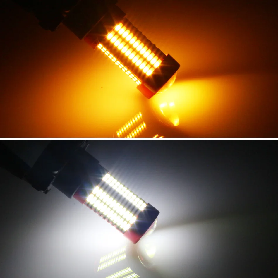 AILEO без ошибок canbus PSY24W светодиодный 106 SMD аварийный свет сигнальные огни для VW Passat B7 TIGUAN Golf MK6 Audi Citroen C5 Opel