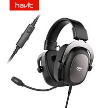 HAVIT Headset Gamer Wired PC USB 3.5mm XBOX / PS4 Headsets with 50MM Driver Surround Sound & HD Microphone for Computer Laptop