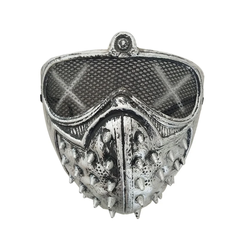 

PVC Watch Dogs Masks Party Cosplay Props Game Watch Dogs 2 WD2 Mask Marcus Holloway Wrench Cosplay Rivet Face Mask