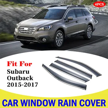 preço Para Subaru Outback 2015-2017 Janela Do Carro Sol Chuva Sombra Viseiras Escudo Toldos Abrigo Protetor Capa Guarnição Quadro Acessórios