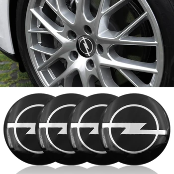 

4pcs/set Car Styling 56mm Car Wheel Center Hub Caps Badge Emblem Sticker For Opel Vectra Vivaro Astra H J G Corsa Auto parts