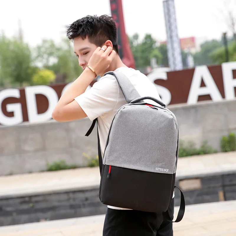

2019 Summer New Style High School Students Backpack Wash Cloth Fashion Joint Men And Women Schoolbag
