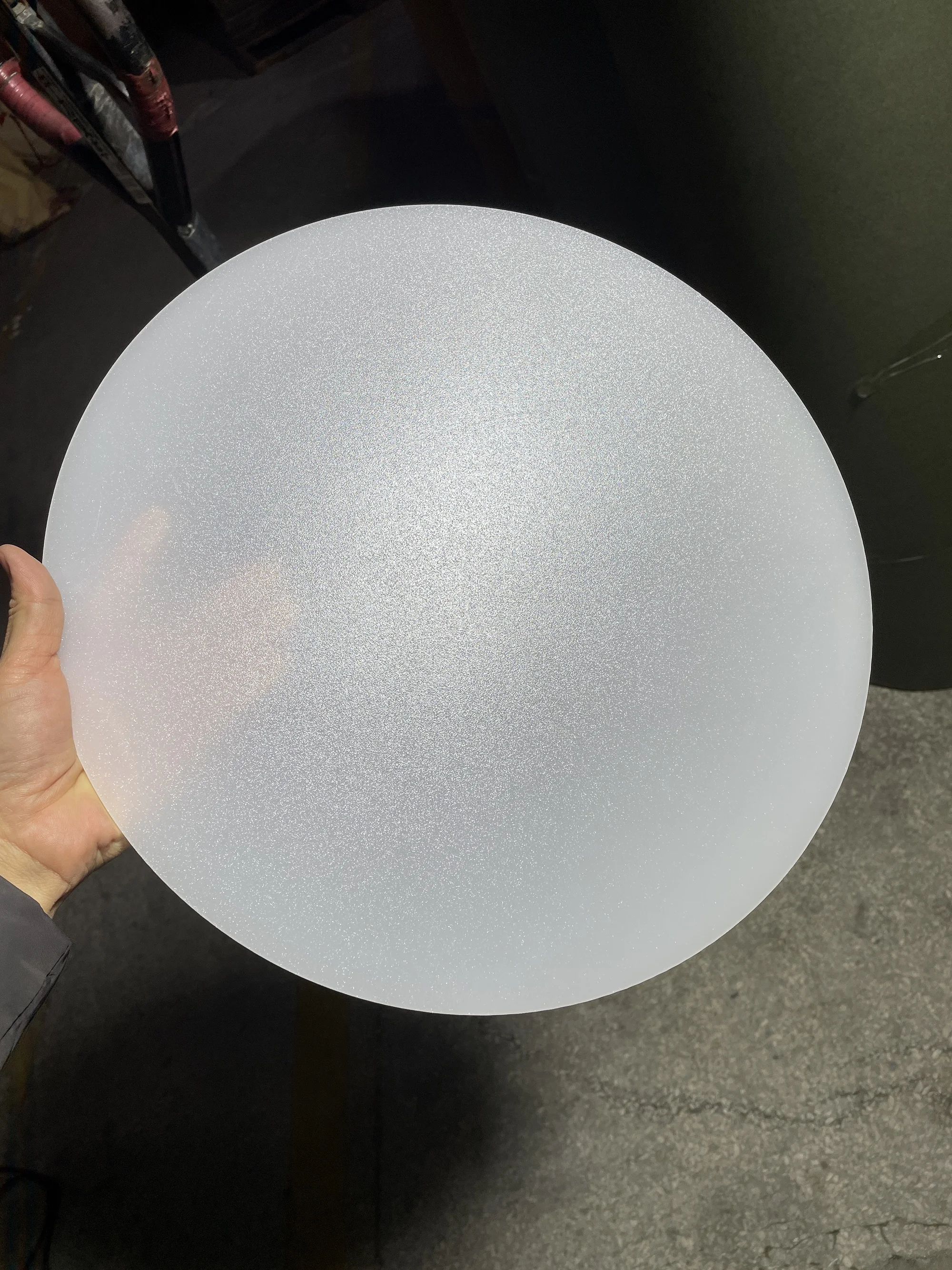 LED 조명 확산 커버용 원형 고투과율 프로스트 캐스트 밀키 매트 PS 디퓨저 교체 시트, 1.4mm, 5 개