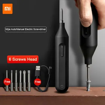 

Xiaomi Mijia Electric/Manual Screwdriver Integrated Screw Driver 6 in 1 ratchet screw tools 1500mA Alloy Steel ScrewDriver