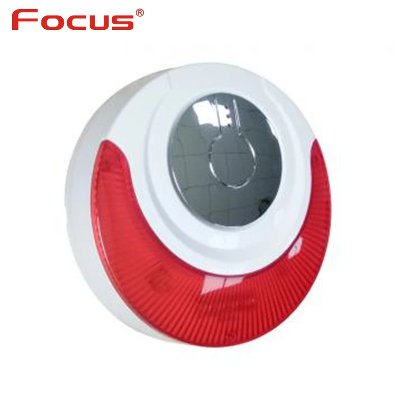 

Wireless MD-214R Internal Siren With 110db Big Sound Strobe Flash Siren Compatible With Focus Alarm System