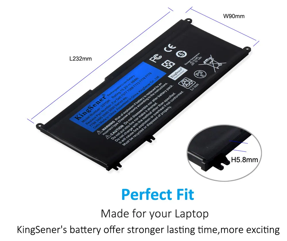 Dell 33ydh аккумулятор