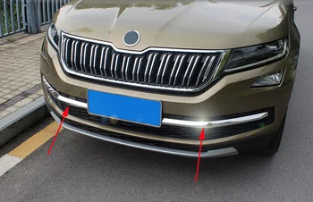 

for 2017 2018 2019 Skoda Kodiaq Front Bottom Bumper Molding racing grill trim