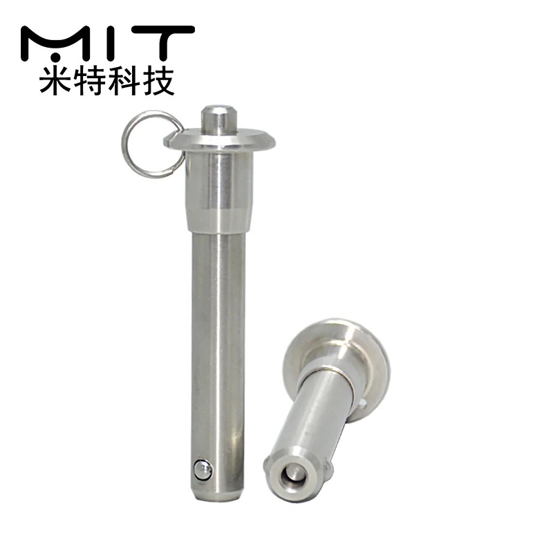 

Quick Release Pins Button Handle Ball Lock Pin Stainless Steel DIA 8mm lgth10 15 20 25 30 35 40 50 55 60 70 80