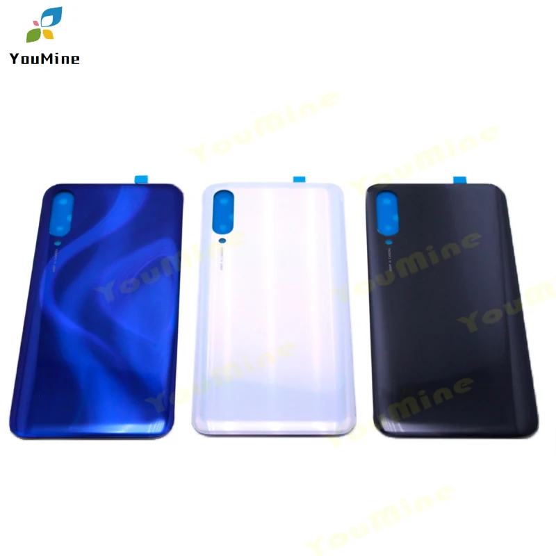 Для xiaomi mi cc9e задняя крышка батарейного отсека стеклянный корпус для xiaomi cc9e A3 задний корпус задний Чехол Замена