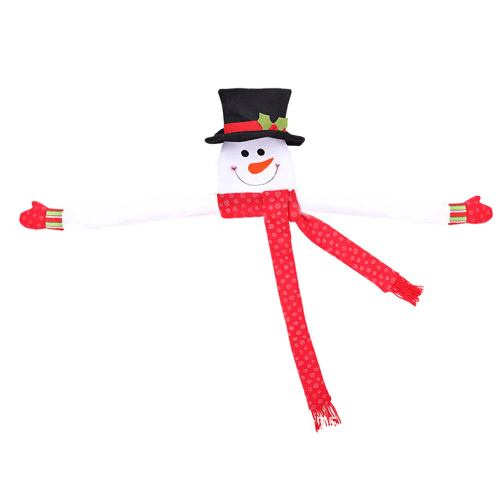 

Santa Claus Elk Cartoon Cute Top Ornaments Home Christmas Tree Decorations Kids Snowman DIY Garden Festival Gift Hanging