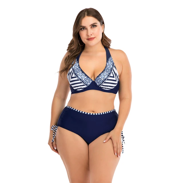 Push Plus Size Bikini Large Bikinis Set Xl  Bathing Swimming Suits  Beachwear - Push - Aliexpress