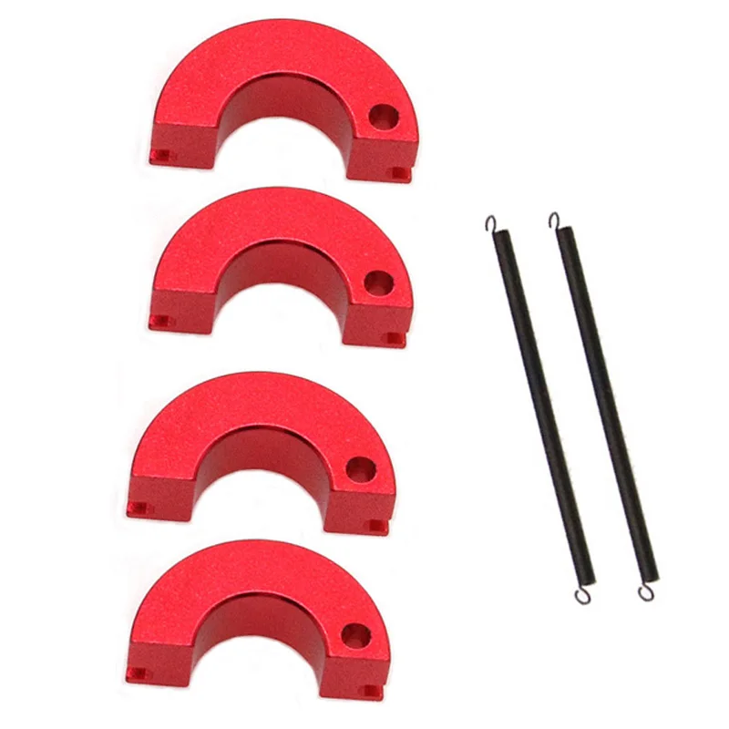 Zapatas de Embrague RC, de aleación de aluminio, con ajuste de resortes, para coches RC 1/10, compatibles con Nitro HSP, para uso profesional y