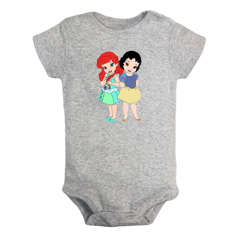ieBaby2933G Милая одежда для маленьких принцесс; бальное платье-и лягушонок, Белоснежка, для новорожденных, для маленьких девочек Одежда для мальчиков короткий рукав ползунки Детские комбинезоны подарок - Цвет: ieBaby2933G
