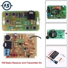 

DIY Kit FM Radio Transmitter and Receiver Module 87-108MHz Wireless Receiver Transmitter Board Welding Practice for School Labs