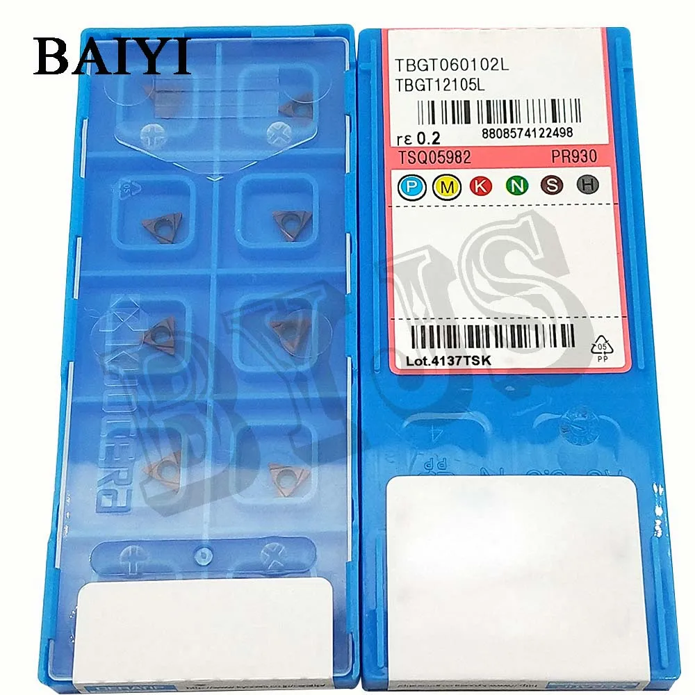 10 шт. TBGT060102L PR930 TBGT060104L PR930 твердосплавные вставки TBGT060102L TBGT060104L токарный станок с ЧПУ для резки токарных инструментов