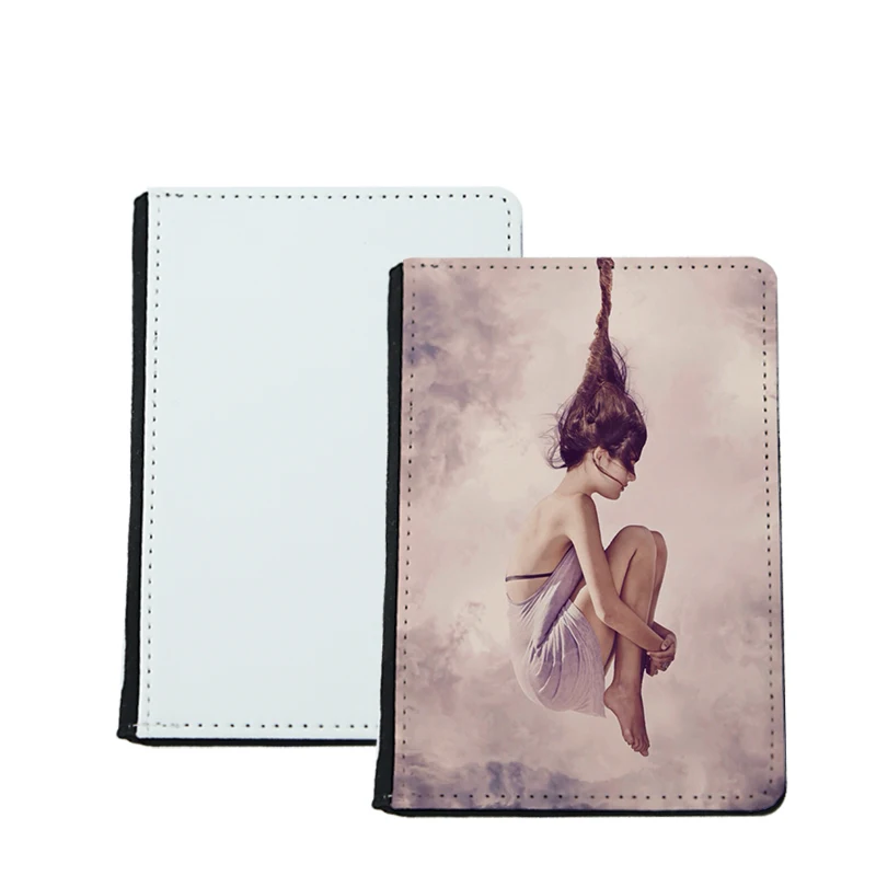 

Free Shipping 12pcs/lot Blank Sublimation Passport Cover Hot transfer Printing Leather passport Case Blank consumables DIY