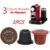 1 шт. многоразовые кофейные капсулы для Nespresso Herbruikbare Hervulbare Машина Многоразовые Капсулы Фильтрующие Чашки Кофейные Фильтры