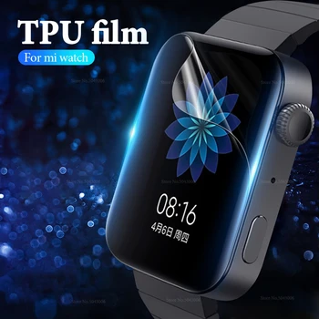 

For Xiaomi Smart Mi Watch Hydrogel Film For Xiaomi Mi Wristwatch Full Cover Screen Protector Soft Protective Film Not Glass
