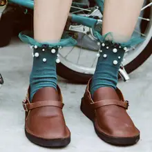 Детские удобные хлопковые носки с героями мультфильмов носки-трубы средней высоты Молодежный стиль носки для девочек Meias# ZB