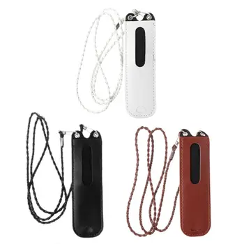 

Portable PU Leather Carrying Pouch Neck Lanyard Protive Cover Pocket Bag for Juul Elronic Cigarette Vape Accessories