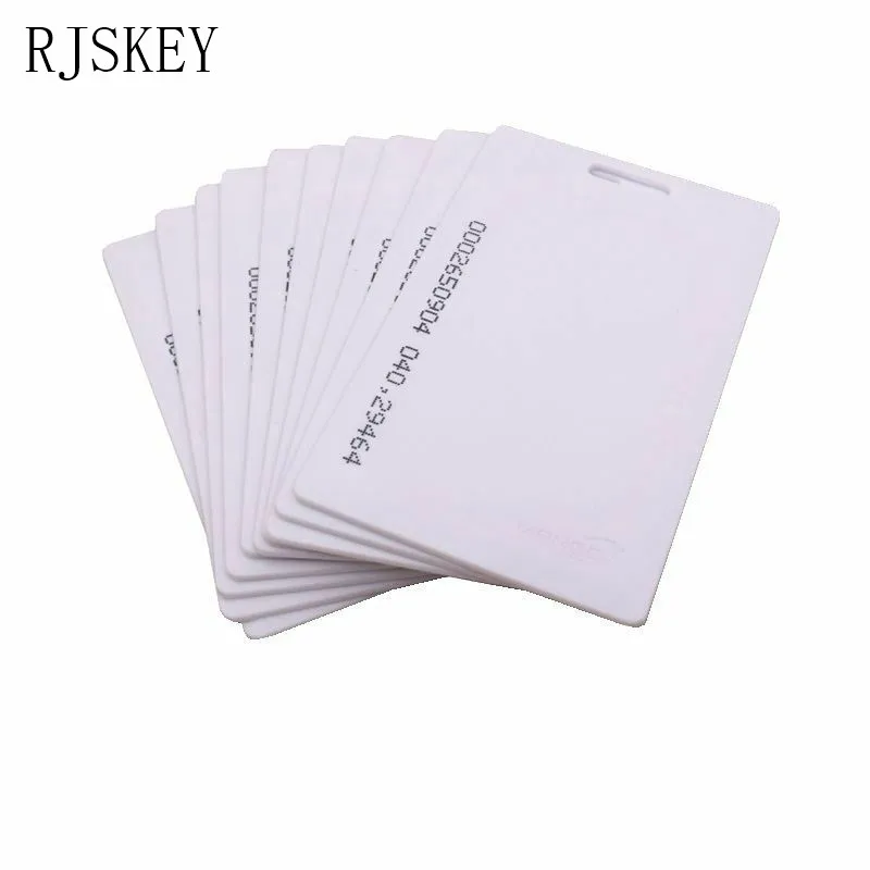 100 шт. RFID 125 кГц EM4100 TK4100 пустая смарт-карта ID Толстые карты EM ID значок для система учёта времени