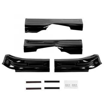 

Black 100% Brand New Protector Car Door Sill Scuff Cover Sticker Anti Scratch Fits for Wrangler JL/JLU 2018-2019
