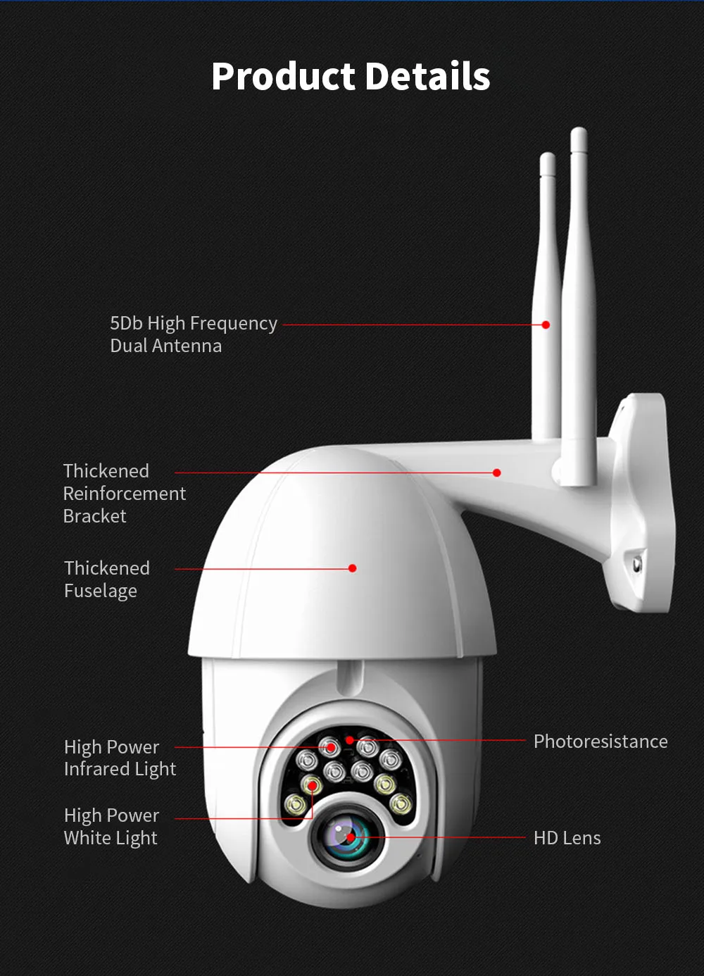 Xiaovv V380-522 360 ° панорамная 1080P Водонепроницаемая ip-камера H.265 инфракрасная ночная версия обнаружения wifi камера детские мониторы